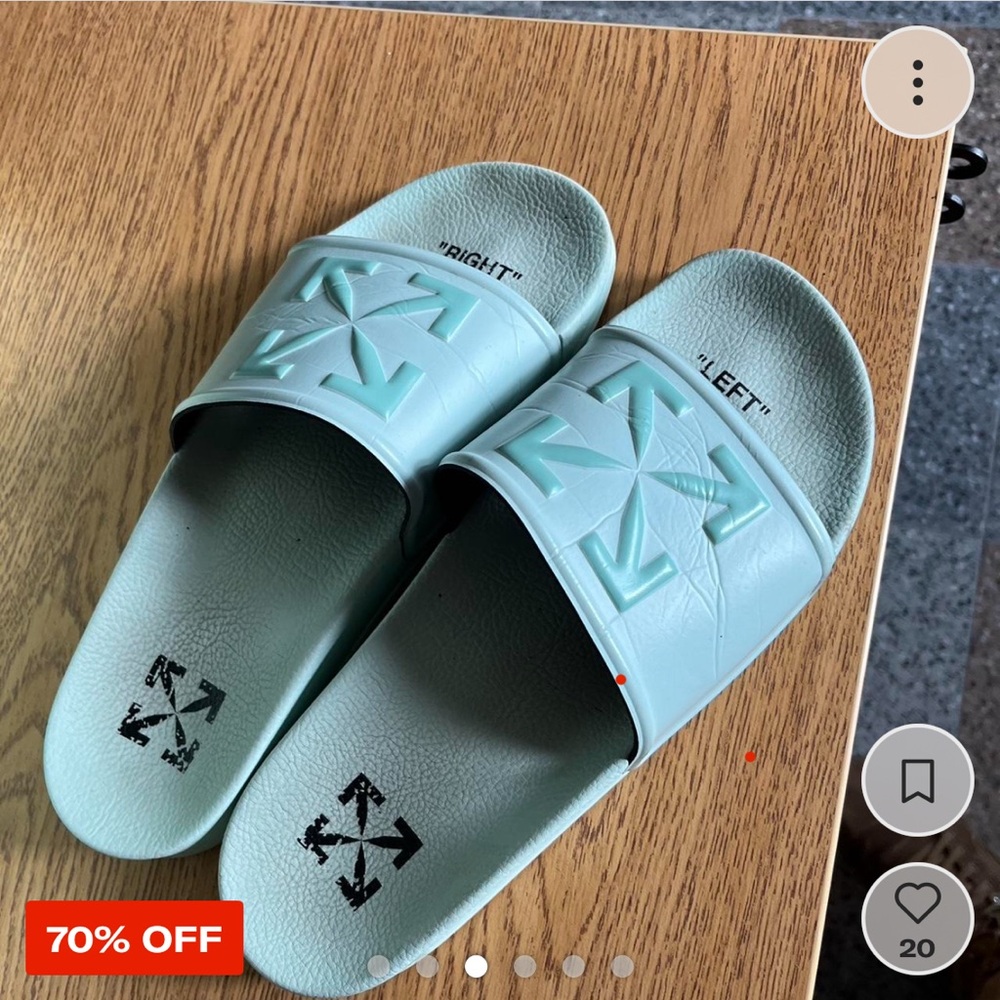 Off White Arrow Slides - image 3